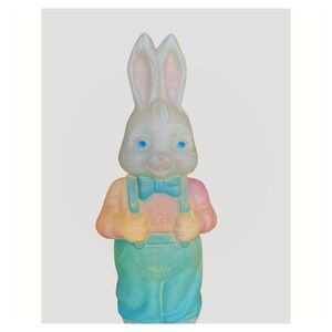 1994 Carolina Enterprises 26 In. Blow Mold Boy Easter Bunny Rabbit